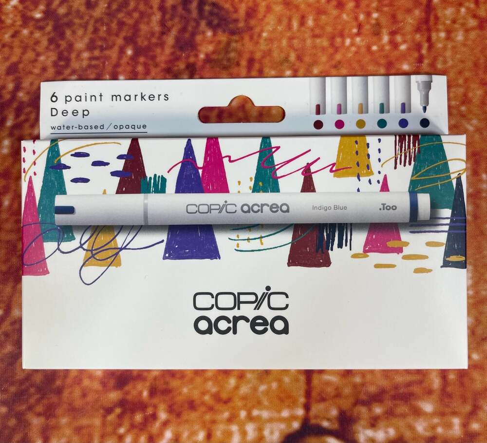 Copic Acrea 6 Paint Marker Set - Deep Colors